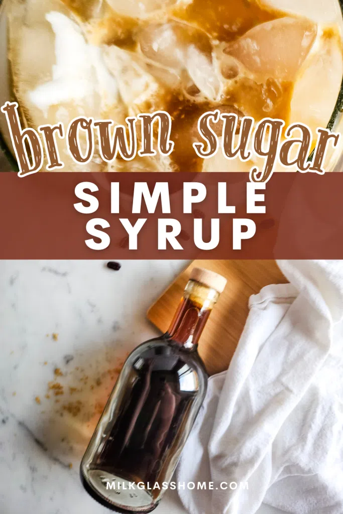 How to Make Homemade Brown Sugar Simple Syrup