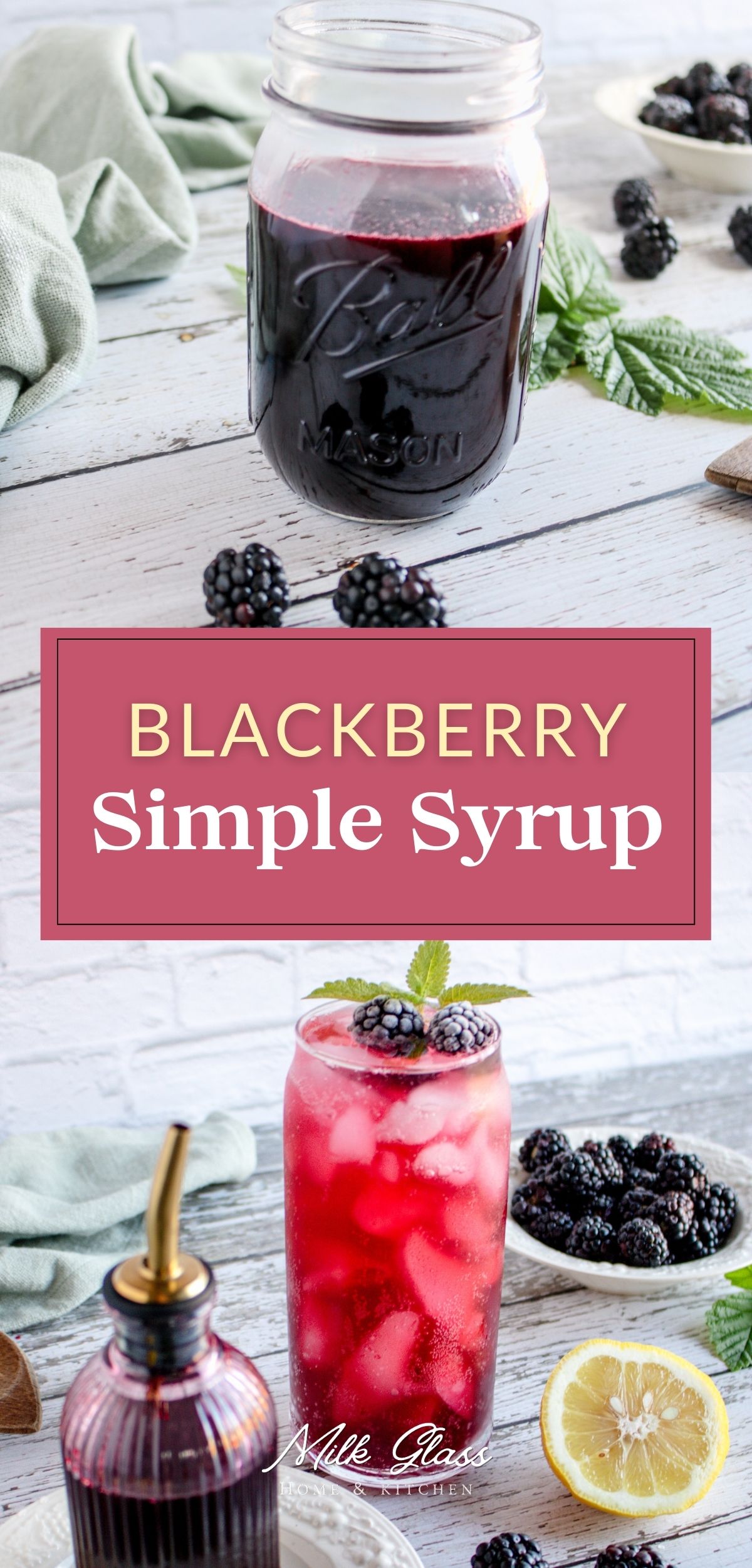 Fresh Blackberry Simple Syrup Recipe