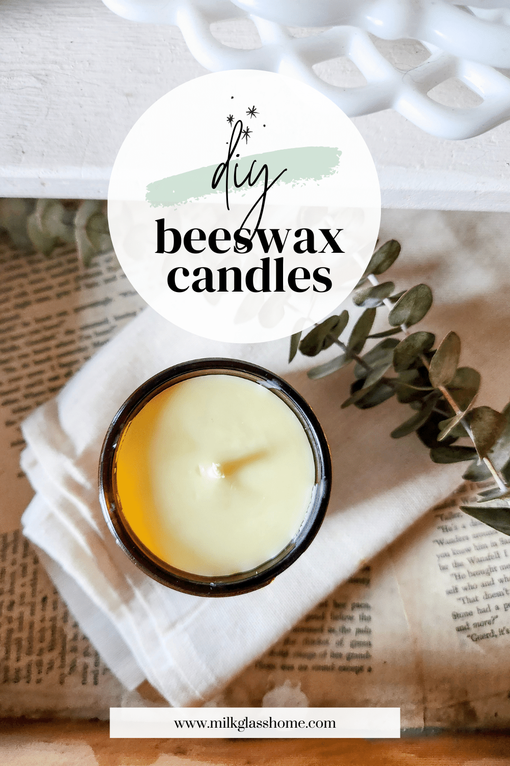 How to Make Easy Beeswax Candles Step by Step Tutorial