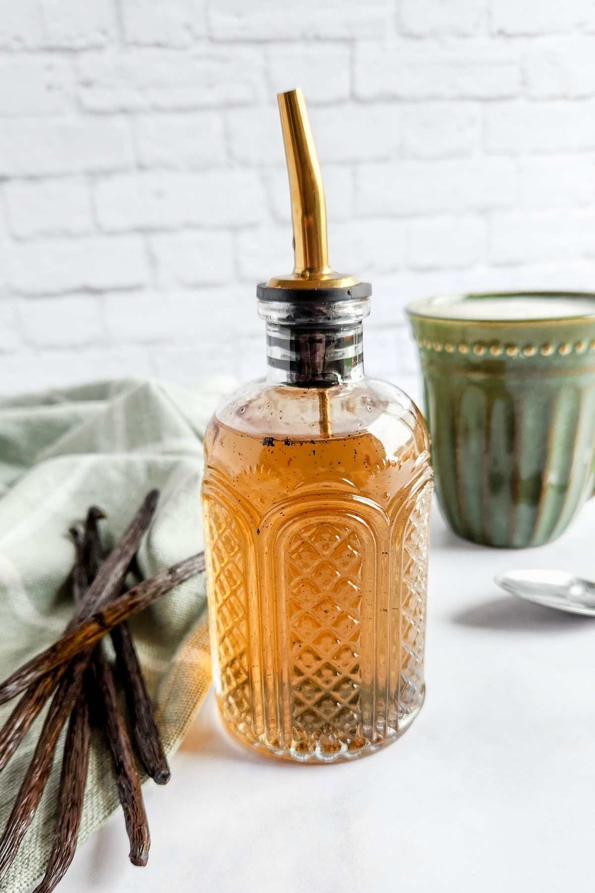 Easy Homemade Vanilla Bean Simple Syrup Recipe Milk Glass Home