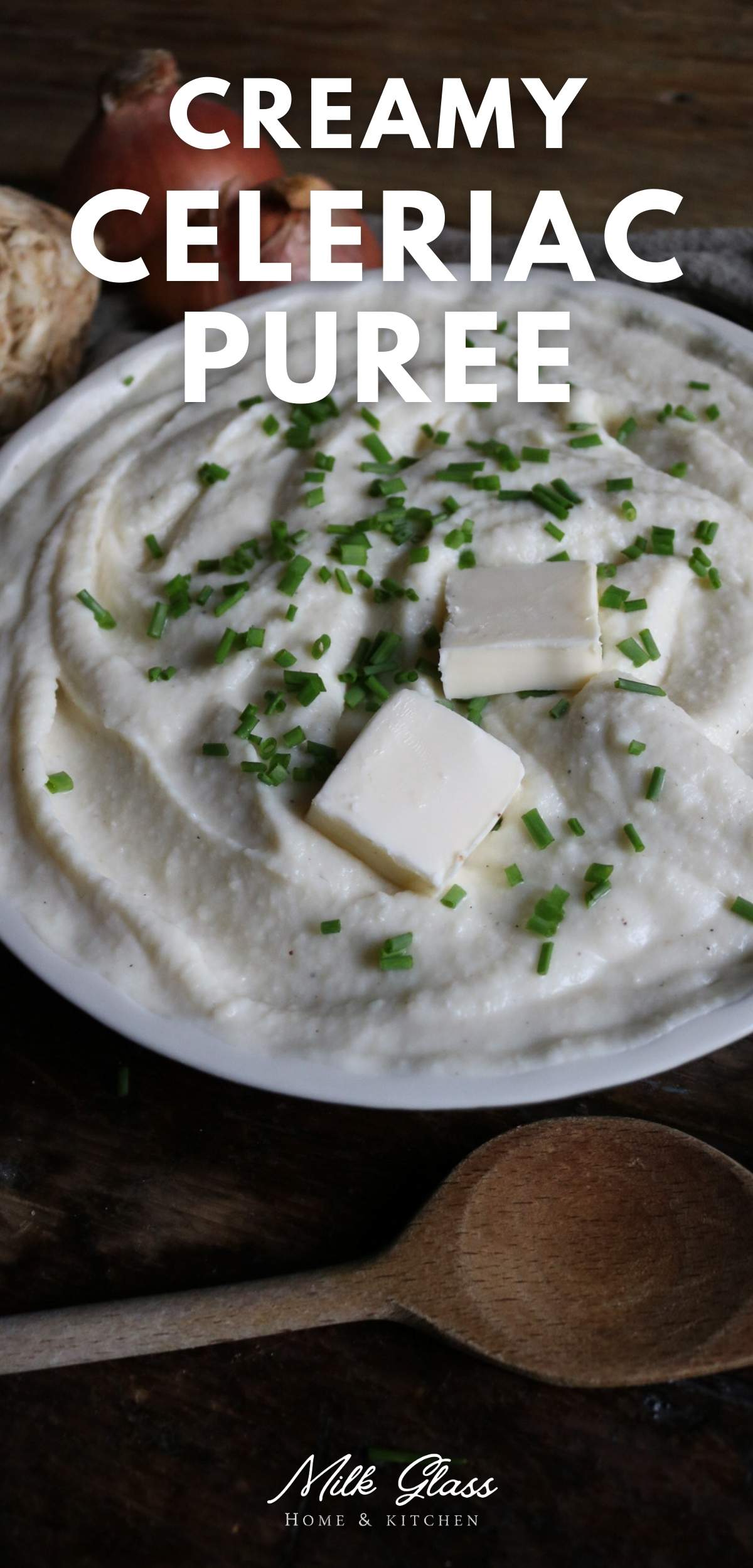 Celery Root Puree {Celeriac Puree}
